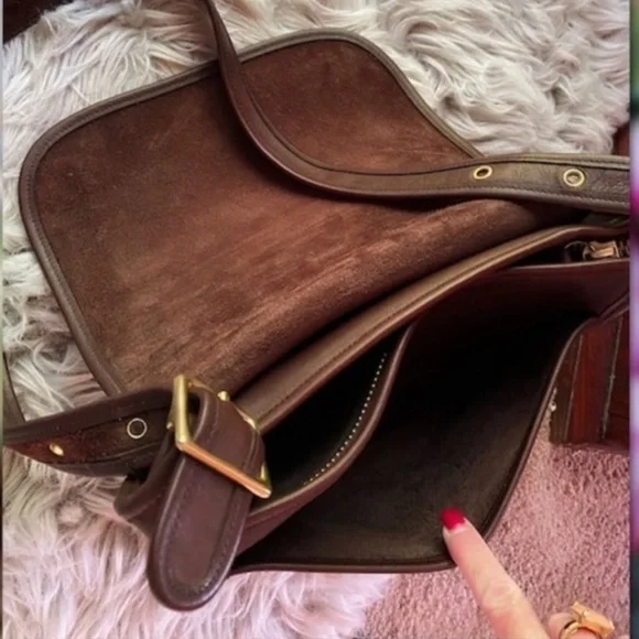 COACH VINTAGE PATRICIA’S LEGACY BROWN CROSSBODY BAG 9951 - Picture 14 of 17